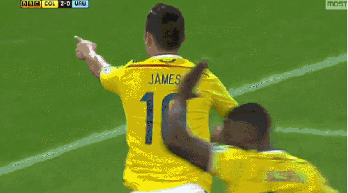哥伦比亚 巴西世界杯 庆祝 足球 魔性舞蹈