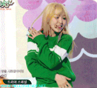 Wendy Red Velvet 美少女 绿色 长发