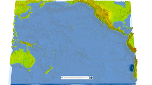 海啸 tsunami 演示 地图