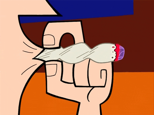 卡通 动漫 吸烟