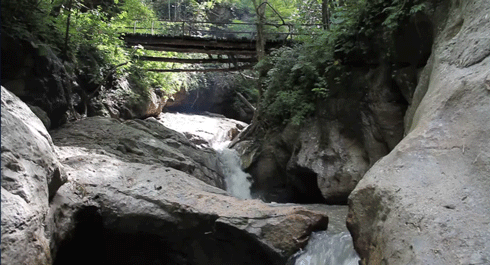 瀑布 河流  岩石 自然 风景