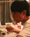 易烊千玺 吃饭 抬头 饿了