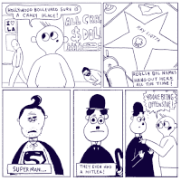 卓别林 漫画 超人 艺术