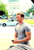 captainamerica ChrisEvan 肌肉男