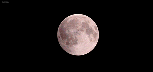 月亮 moon 渐变色 猩红之月 阴影 红色