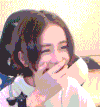 美女 开心 大笑 短发
