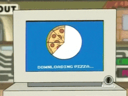 披萨 食物 电脑 打印