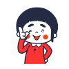 爱心 比心 我爱你 囧囧妹