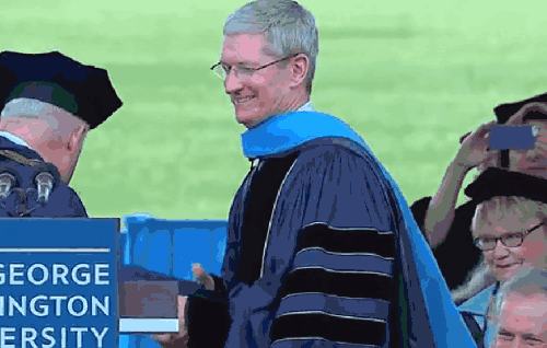 CEO 乔治华盛顿大学 企业家 库克 演讲 苹果