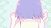 女孩 回头 撩头发
