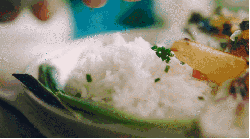 撒芝麻 烤鳕鱼 烹饪 米饭 美食系列短片