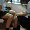 美女 裙子 凉快  搞笑