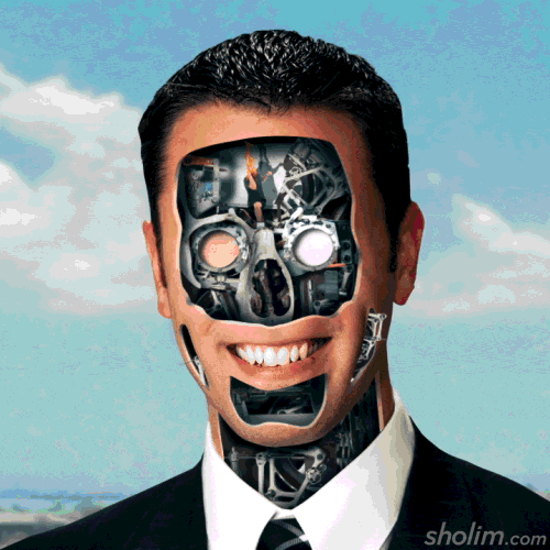 笑脸 机器人 零件 呲牙 耳朵 跳舞