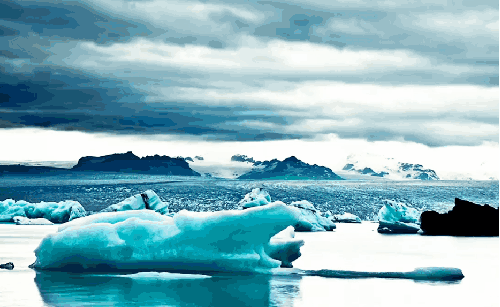 3分钟人生 冰 冰岛 融化 阴天 风景