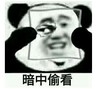 暴漫 文字表情包 暗中偷看 逗 搞笑 沙雕