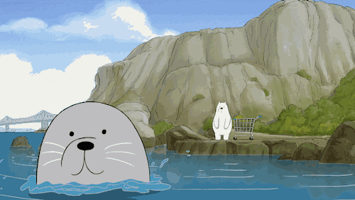 动漫 二次元 动画 可爱 萌萌哒 小海豹 熊