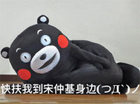 无聊 恶搞 熊本熊 快扶我到宋钟基身边