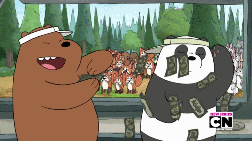 咱们裸熊 棕熊 熊猫 跳舞