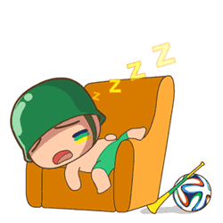 炮炮兵世界杯 沙发 睡觉 动漫