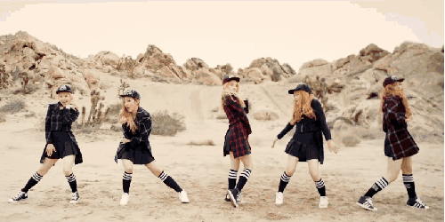 Ice&Cream&Cake MV Red&Velvet pose 可爱 短裙 跳舞