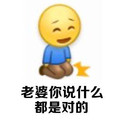 老婆说什么都是对的 搞笑 斗图 可爱