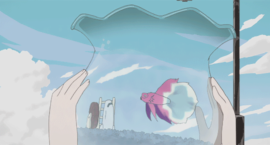 卡通 动漫 金鱼 遨游 可爱