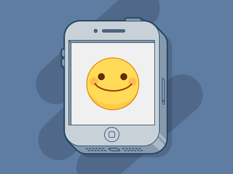 Emoji 手机表情 微笑 调皮 挤眼 惊吓