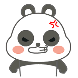 萌萌熊 生气 暴走 上火