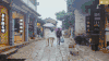 丽江 雨季 石板路