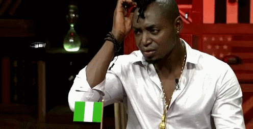 一脸懵 尼日利亚代表 摸头 文化 综艺 脱口秀 表情包 钱多多 非正式会谈