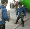 套路深 小朋友 撞墙 欢乐