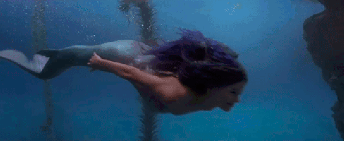美人鱼 游泳 海底世界 安静