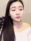 美女 长发 项链 红嘴唇