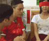 陈伟霆 红眼罩 红色衣服
