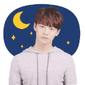 月亮 星星 困了 短发
