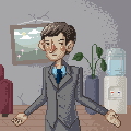 像素 pixel 无奈 面无表情