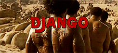 黄色 男人 字母 红色 被解救的姜戈  Django+Unchained