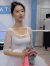 芭蕾舞 肤白貌美 年轻女子 青春活力 得走了