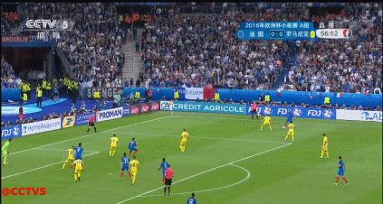 吉鲁 法国 足球 欧洲杯 传球 射门