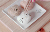 筷子 可爱 小猫 小熊