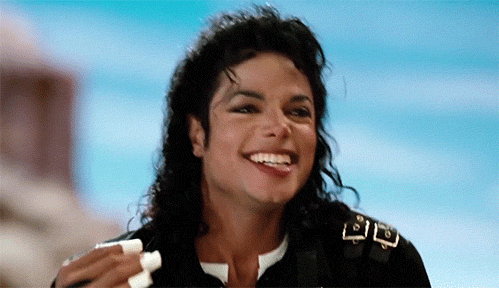 迈克尔杰克逊 卷发 跳舞 笑容