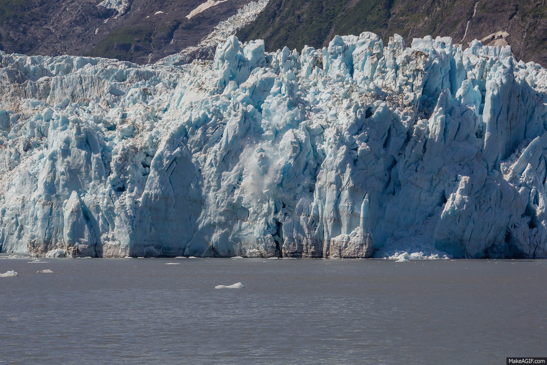 冰川 自然 美景 山峰 雪盖冰崩 glacier nature