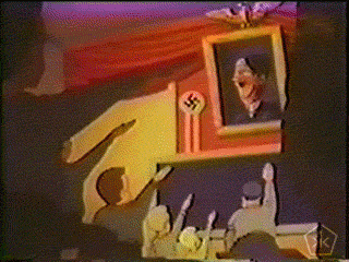 电视 艺术 艺术家在Tumblr 酿造的 有生气的 艺术与放大器；设计 战争 okkultmotionpictures okkult 纳粹 宣传 希特勒 沃尔特-迪士尼 运动图片 摘录 一千九百四十三 纳粹主义