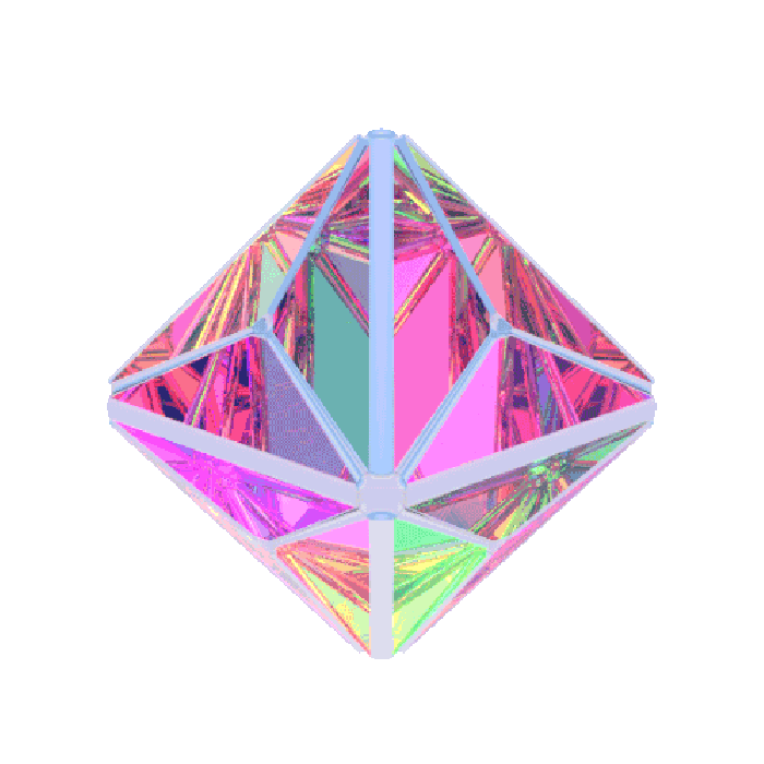 钻石 炫彩 视觉 几何
