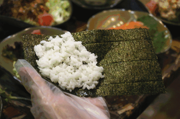 日本料理 美食 寿司 手卷 紫菜