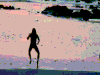 海边 裸体 跳舞 海滩