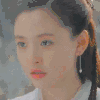 美女 耳环 红嘴唇 侧脸