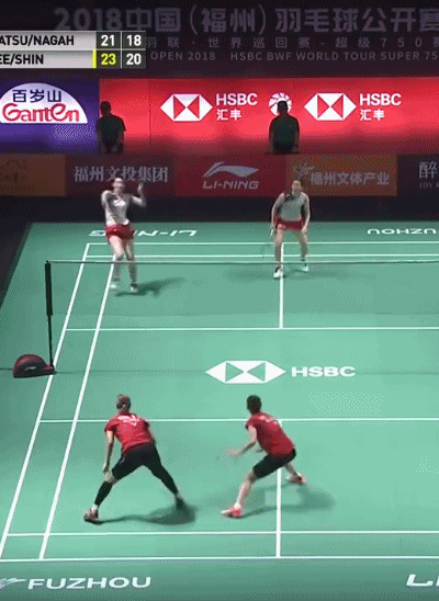 中国羽毛球公开赛 韩国女双组合 李绍希 申升瓒 跪谢恩师