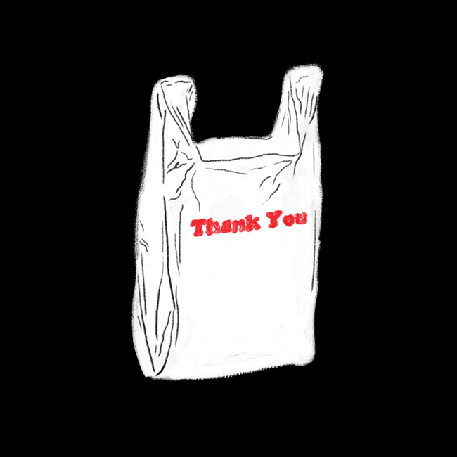 塑料袋 动画 感谢 thank you