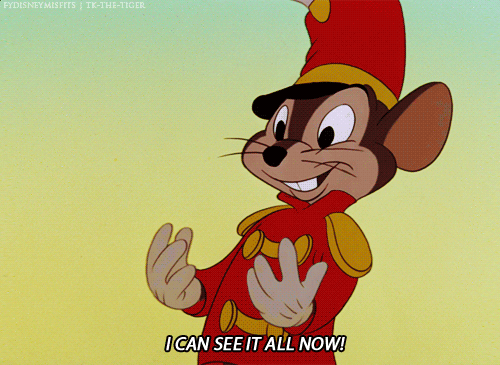 漫画与漫画；漫画 迪士尼 引用 小飞象 反应的标题 蒂莫西鼠标 蒂莫西问老鼠
